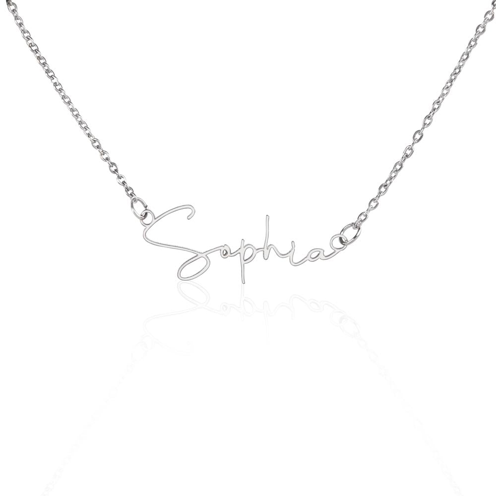 Uniquely Yours Name Necklace