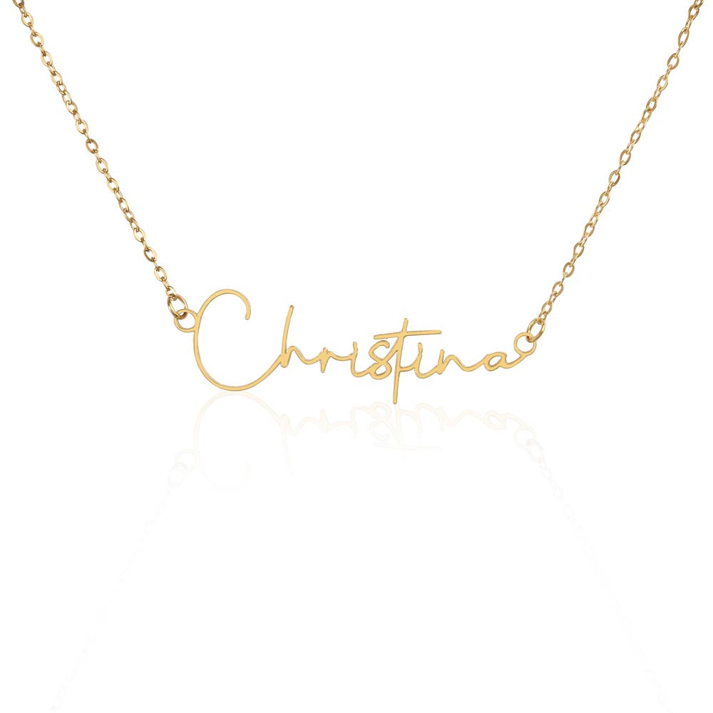 Uniquely Yours Name Necklace