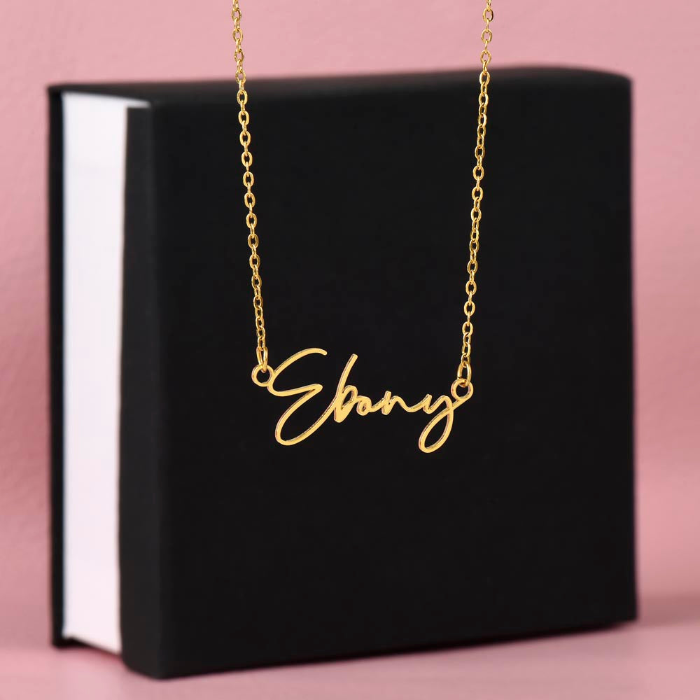 Uniquely Yours Name Necklace
