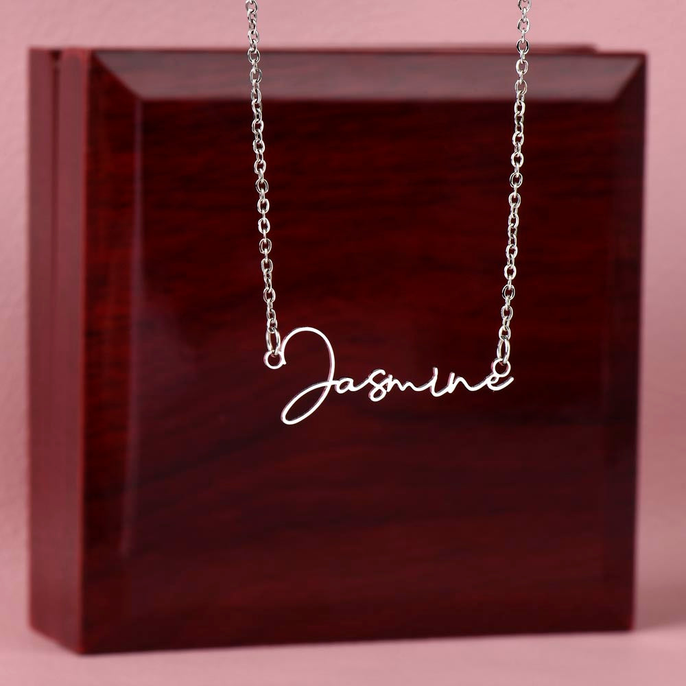 Uniquely Yours Name Necklace