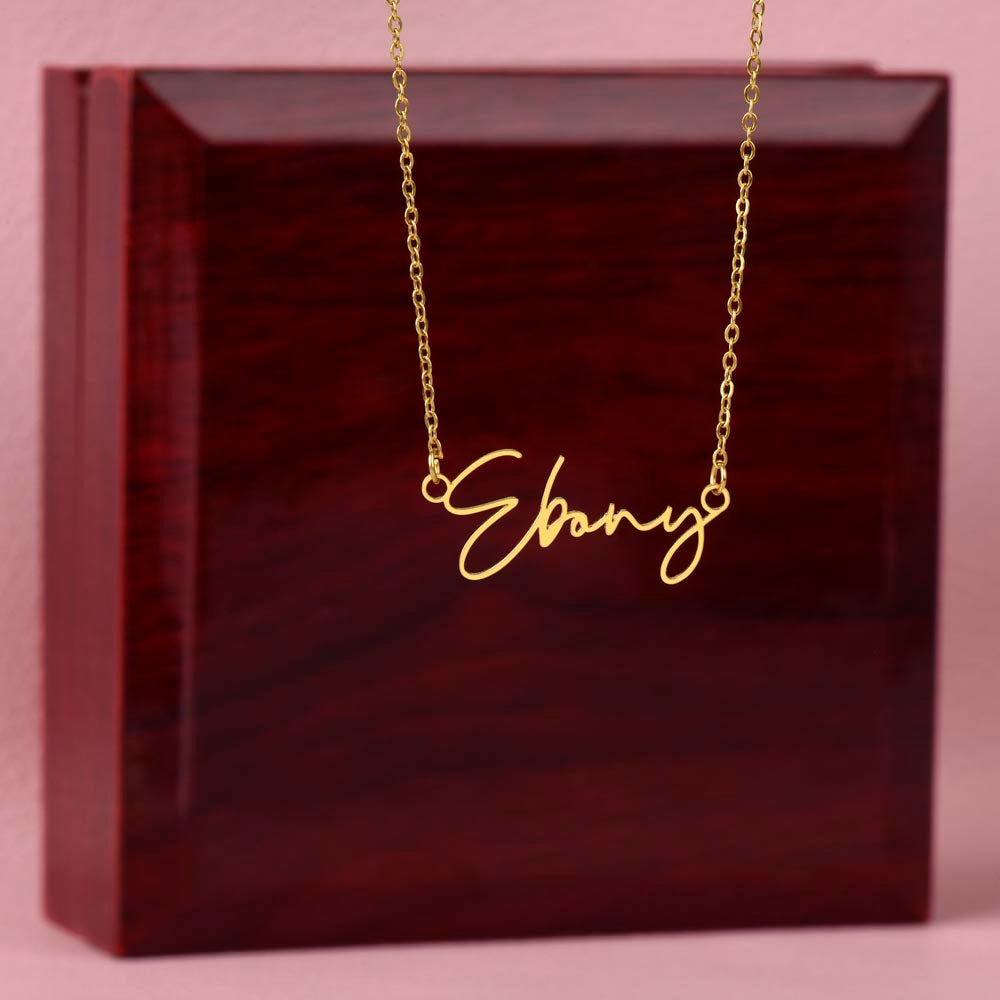 Uniquely Yours Name Necklace