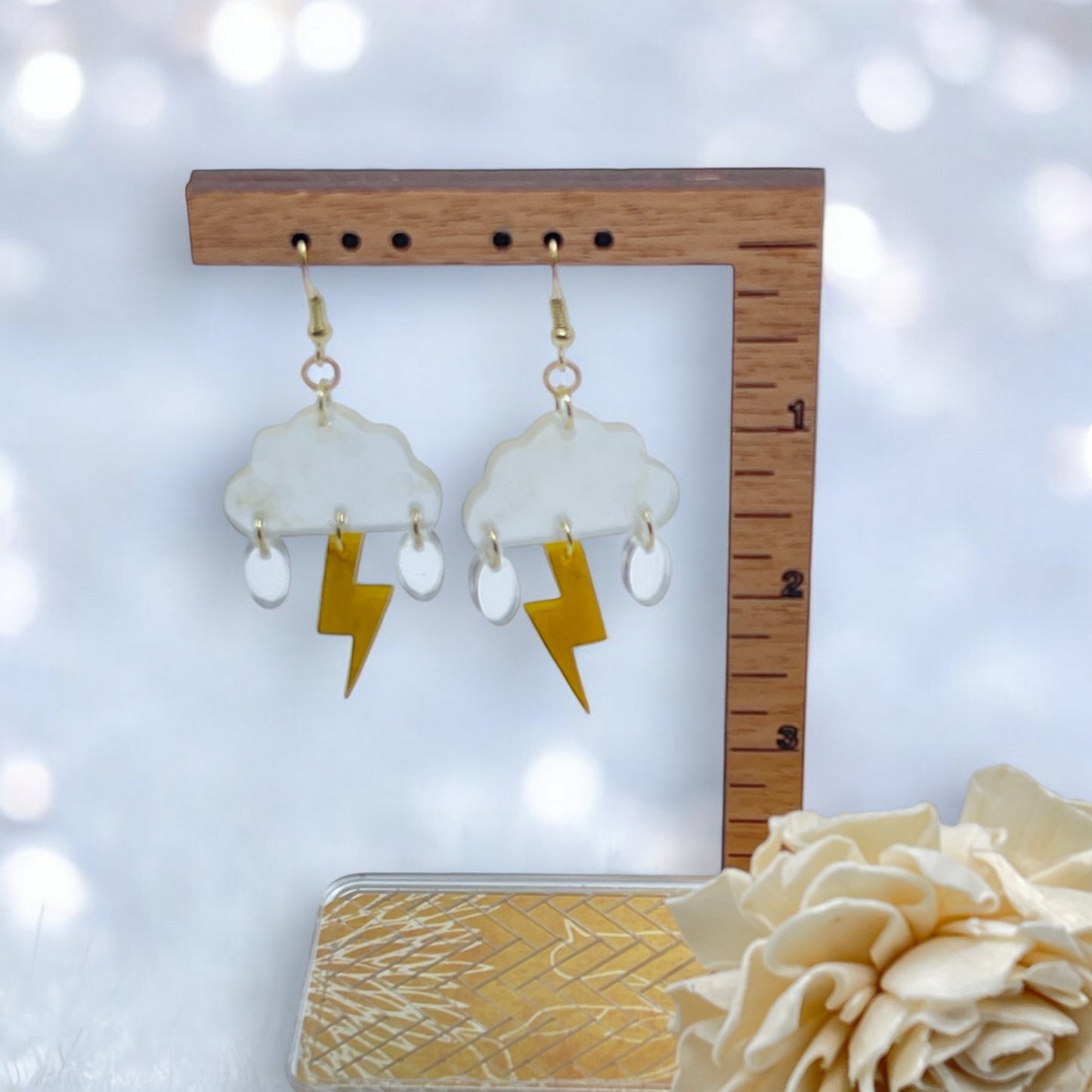 Cloudy Day Dangle Earrings