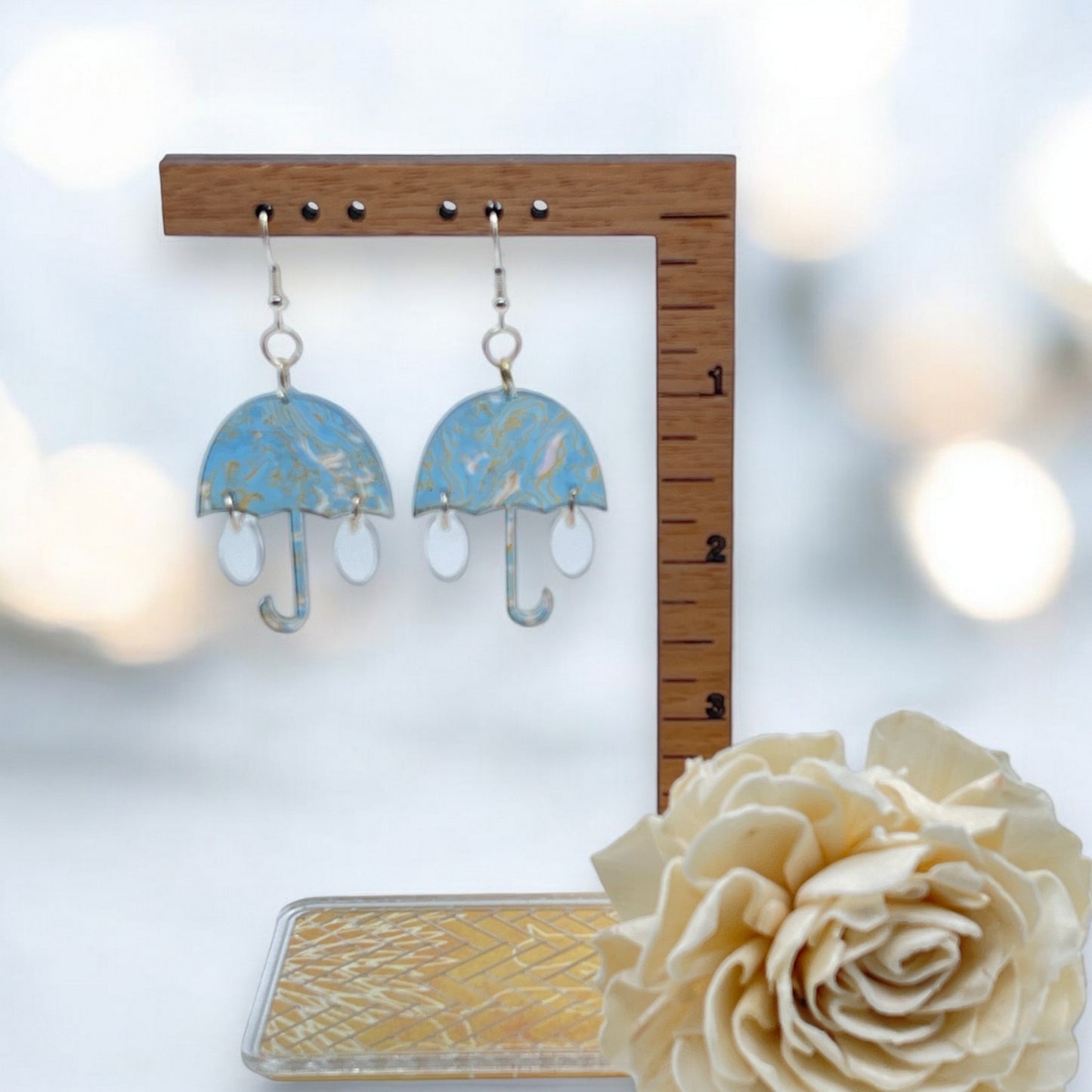 Cloudy Day Dangle Earrings