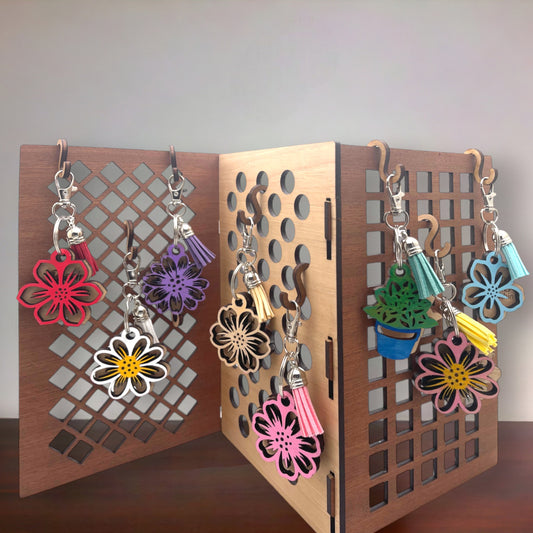 Flower and Plant Key Chains