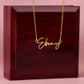 Uniquely Yours Name Necklace
