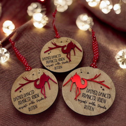 Blitzen Reindeer Ornament