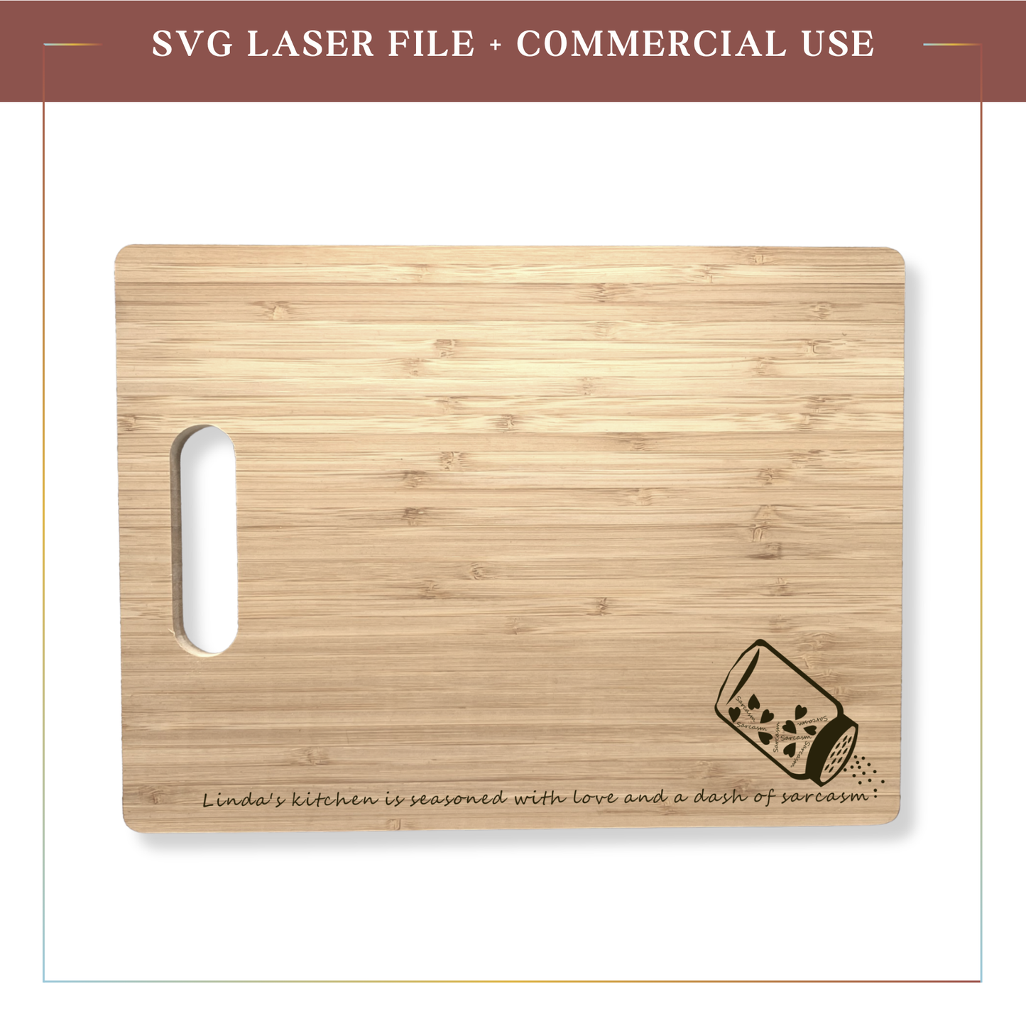 SVG Funny Cutting Board Engraves, Laser Cut