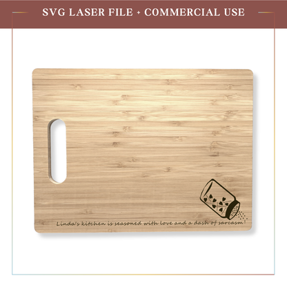 SVG Funny Cutting Board Engraves, Laser Cut