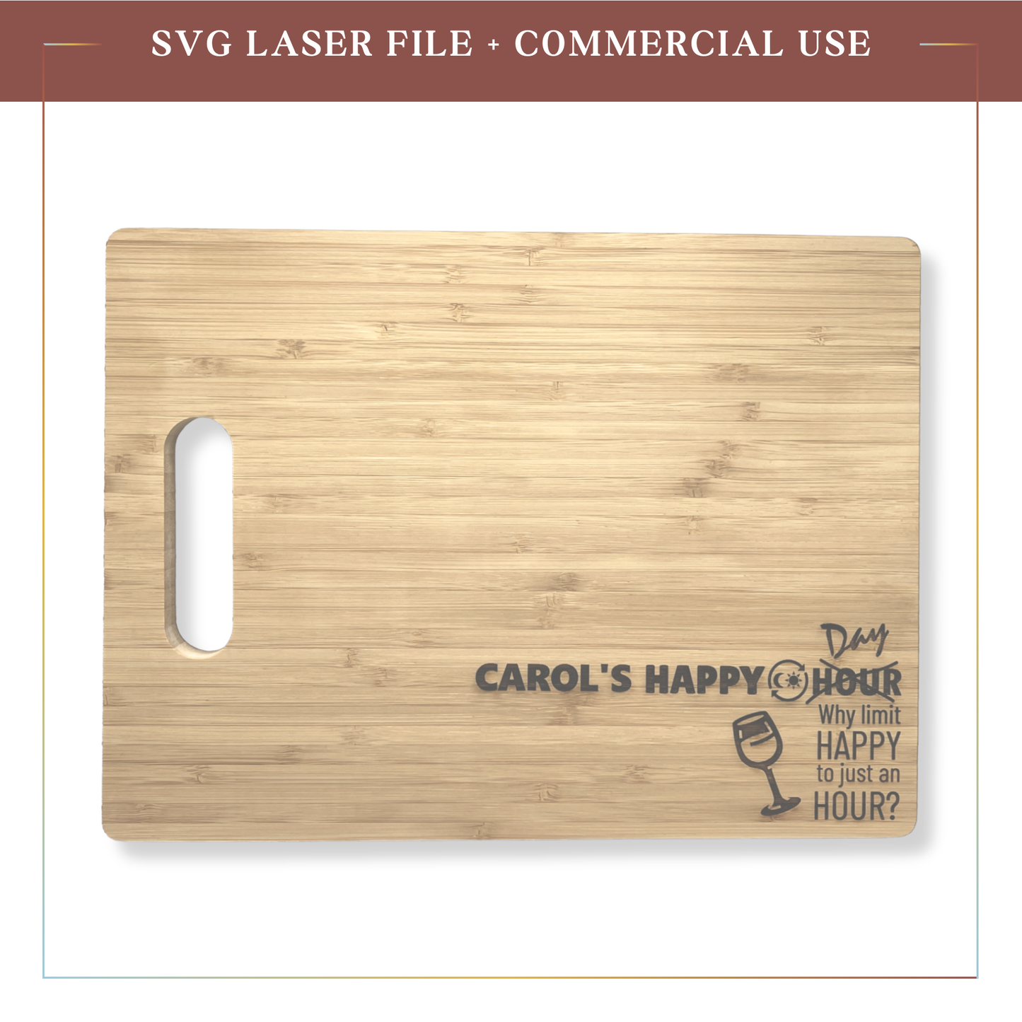 SVG Funny Cutting Board Engraves, Laser Cut