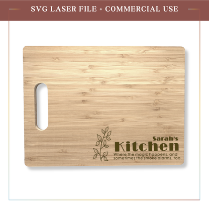 SVG Funny Cutting Board Engraves, Laser Cut