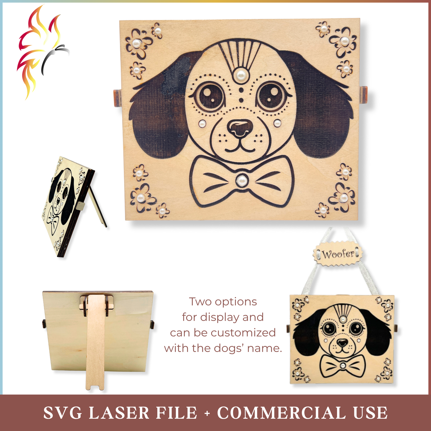 SVG Dog Feeding Tracker Sign – Daily AM/PM Pet Care Reminder