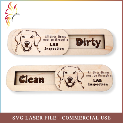 SVG Lab Inspector Dishwasher Magnet