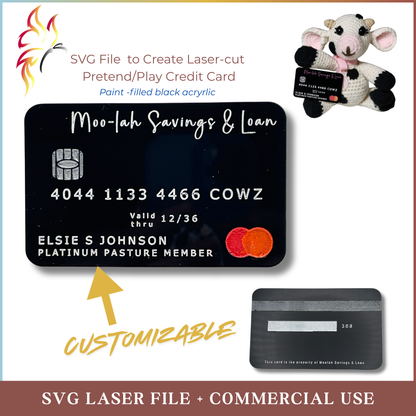 SVG  Moolah Play/Pretend Credit Card