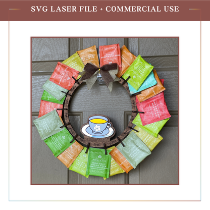 SVG Tea Wreath