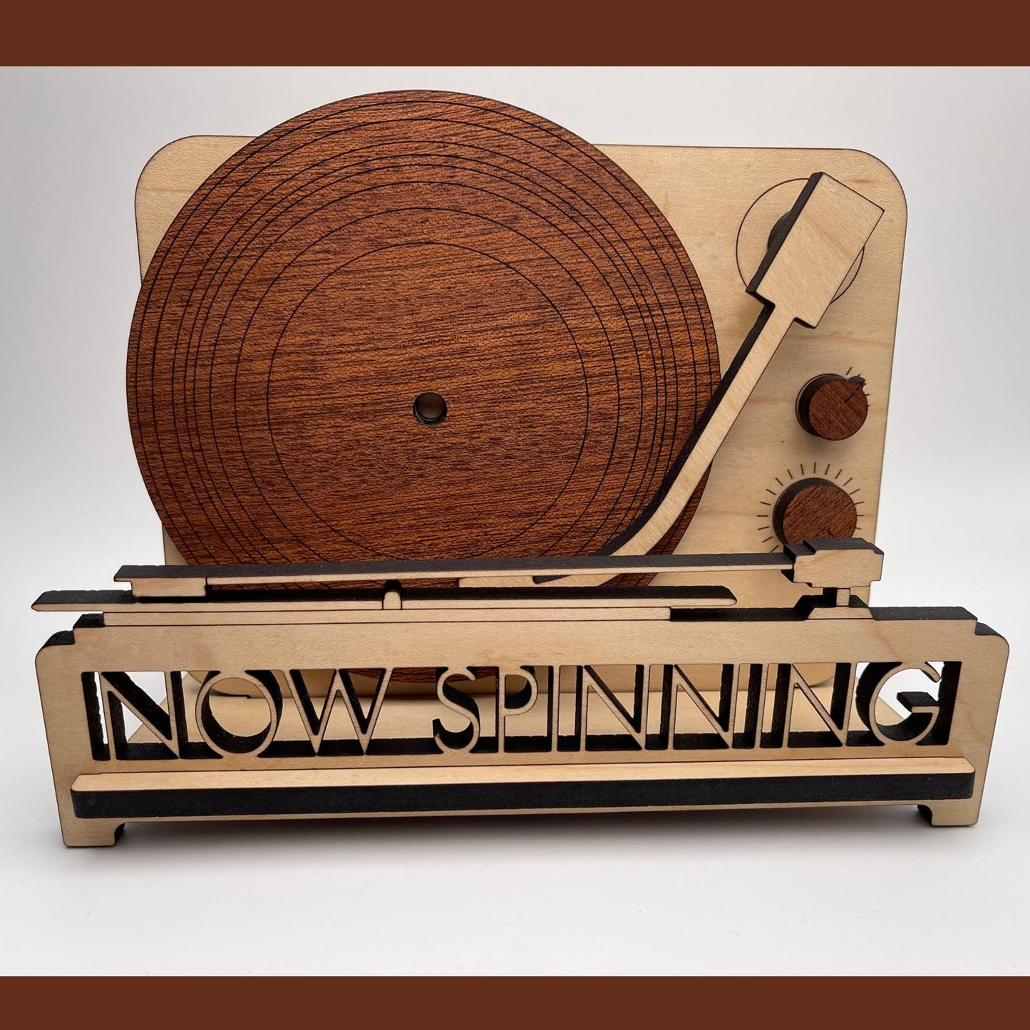 Now Spinning - Vinyl Record Display Stand