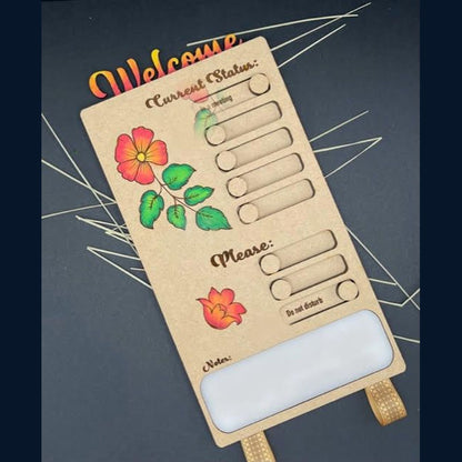Office Sign with Status Sliders