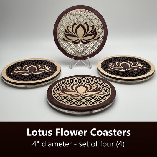 Lotus Flower Coaster Set